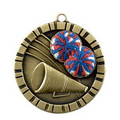 3-D Medal, "Cheer" - 2"